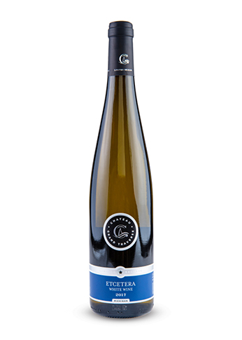 a bottle of 2017 Etcetera White Wine from Chateau Grand Traverse