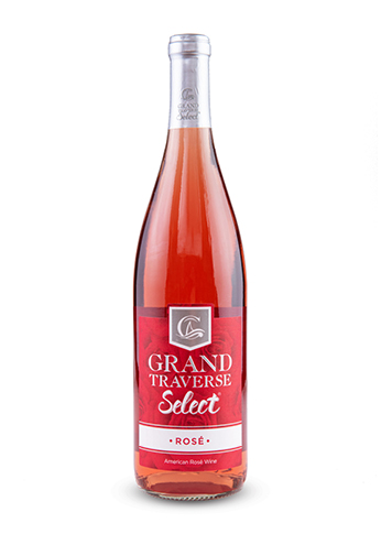 a bottle of Grand Traverse Select Rosé from Chateau Grand Traverse